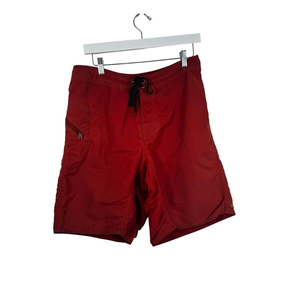 Patagonia Wavefarer Board Shorts Summer Vacation Cruise Resort Orange Mens 33 - Picture 1 of 7